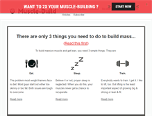 Tablet Screenshot of muscle-build.com